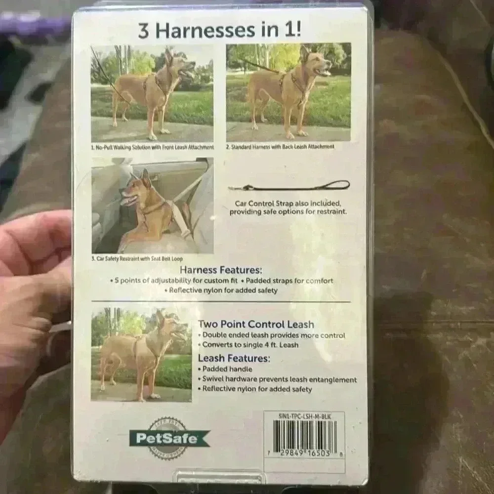 3 in 1 dog Harness